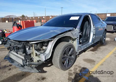 2021 Acura Tlx A-Spec Package из США, поврежденный, VIN 19UUB6F58MA006499